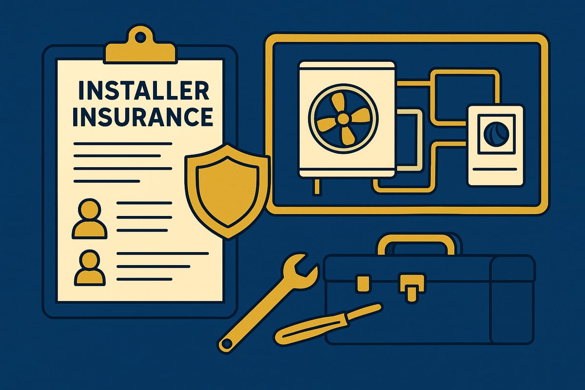 Air source heat pump installer insurance