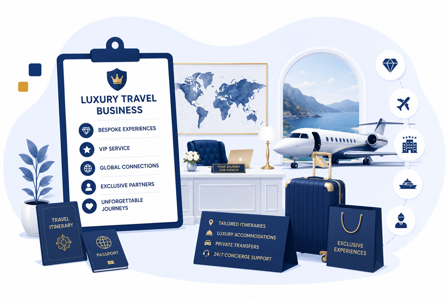 Luxury travel business