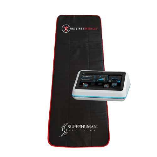 Superhuman Protocol PEMF mat with control unit