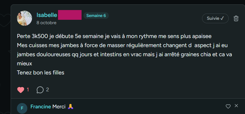 Avis d’Isabelle