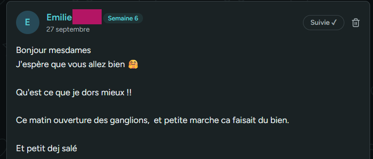 Avis d’Émilie sur le sommeil