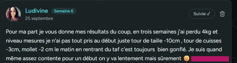 Avis de Ludivine
