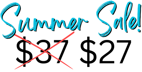 Summer Sale - $37 crossed out, $27