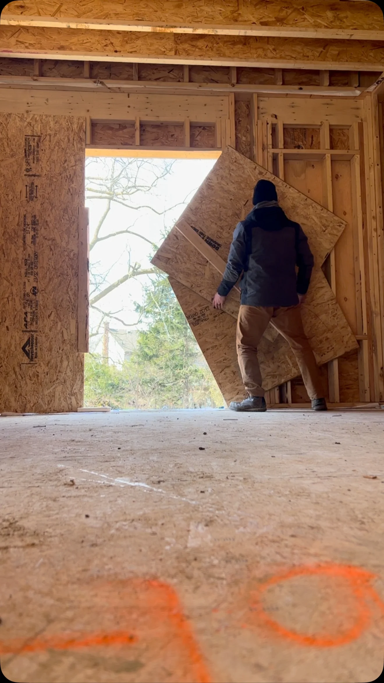 Residential addition framing