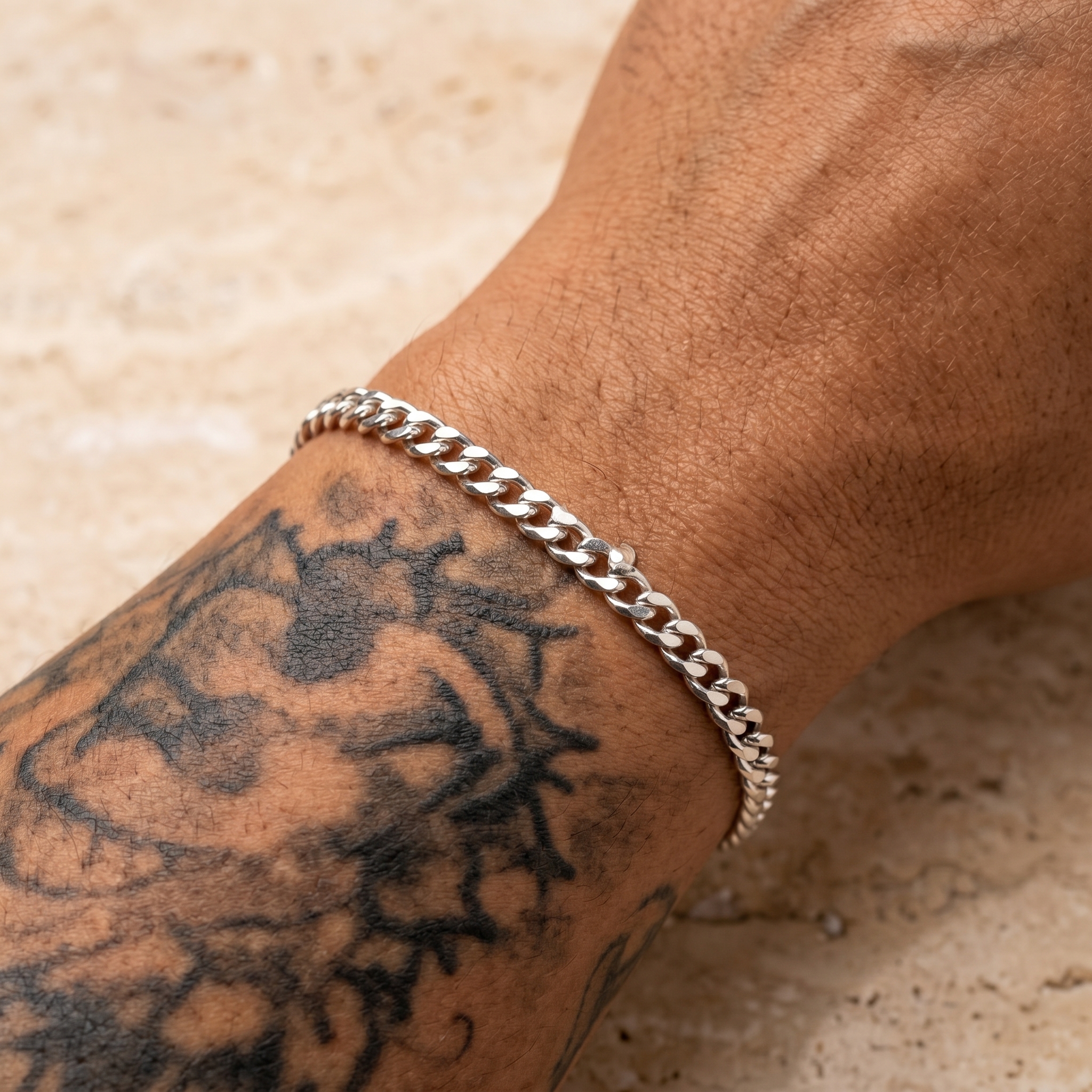 Permanent jewelry closeup