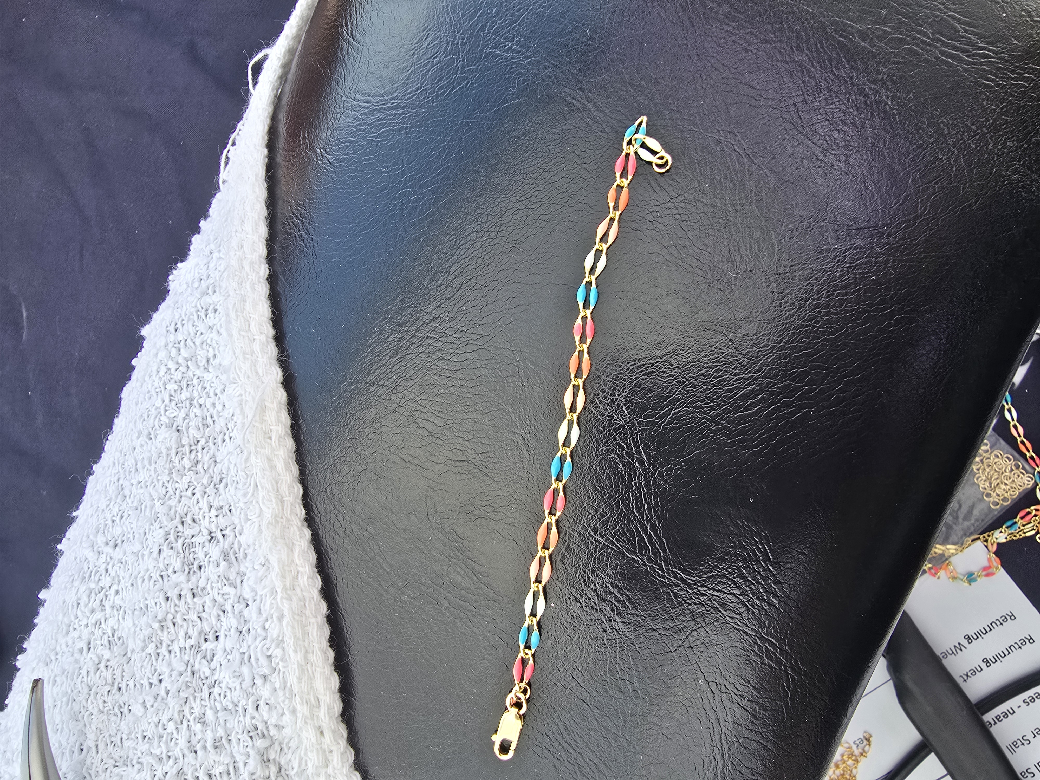 Colorful enamel kids bracelet with clasp, Eternally Linked Bling Payson AZ