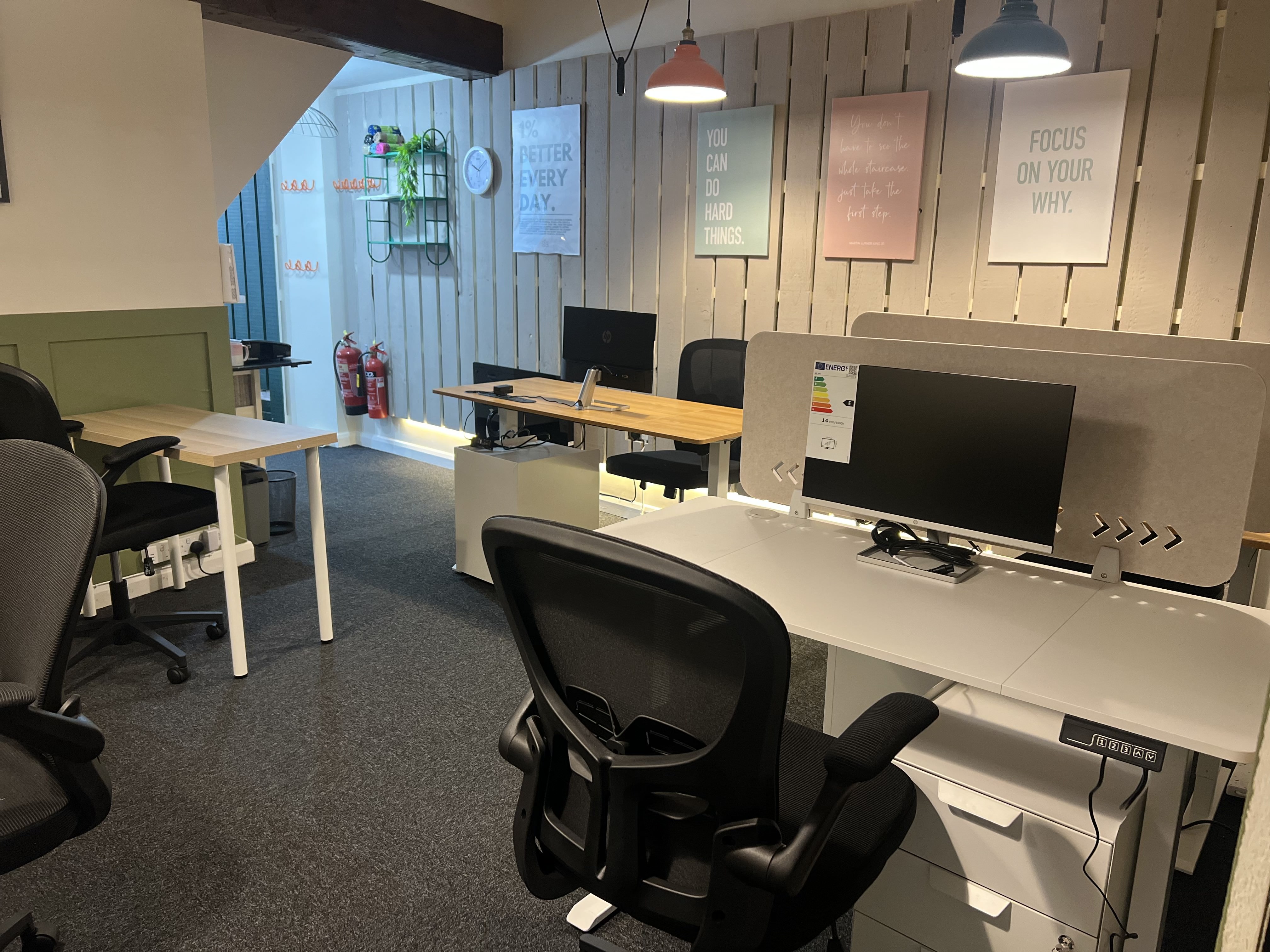 Image of private desks at The Co-Working Spot