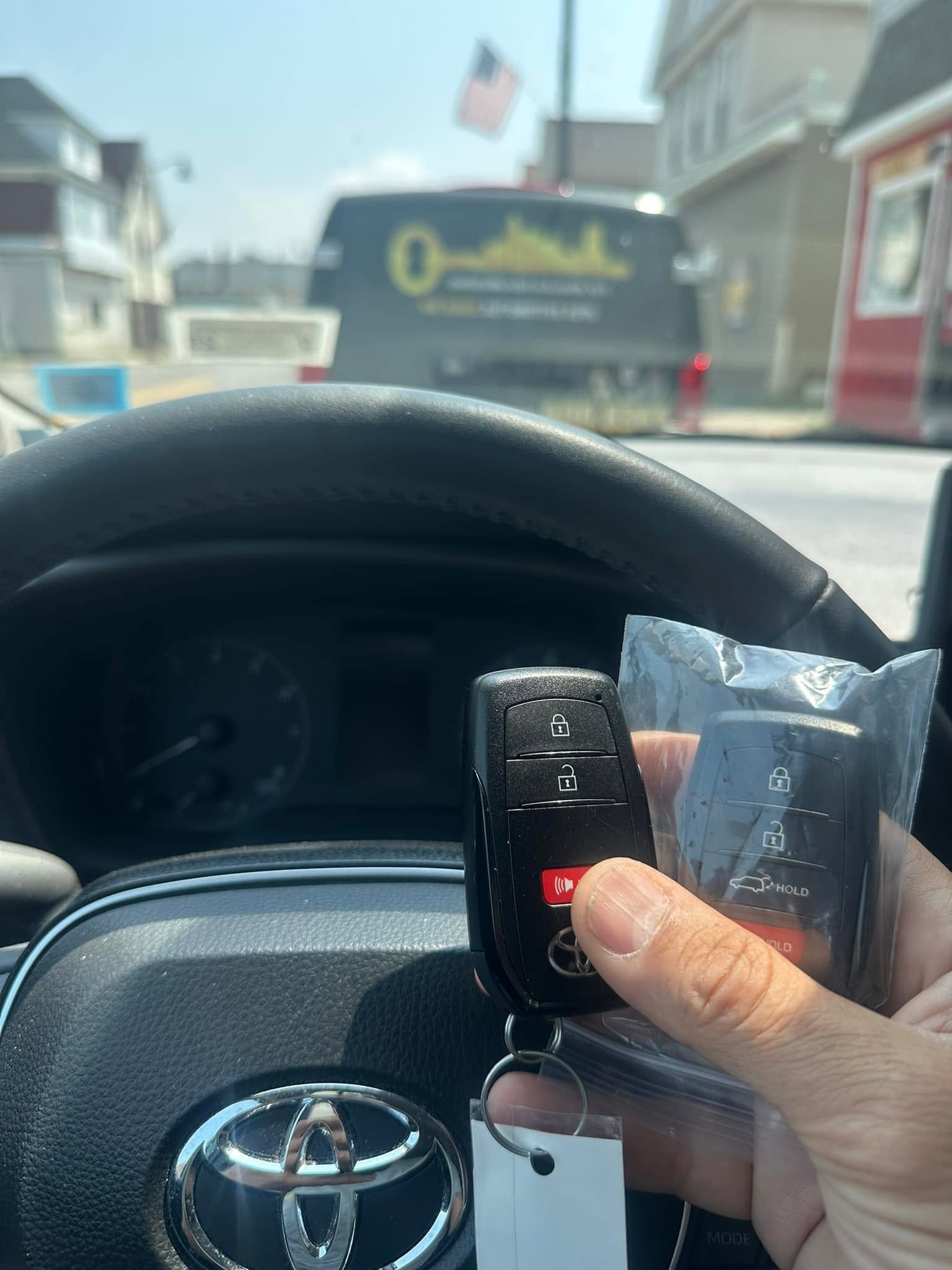Buffalo Mobile Locksmith technician working on a car door lock