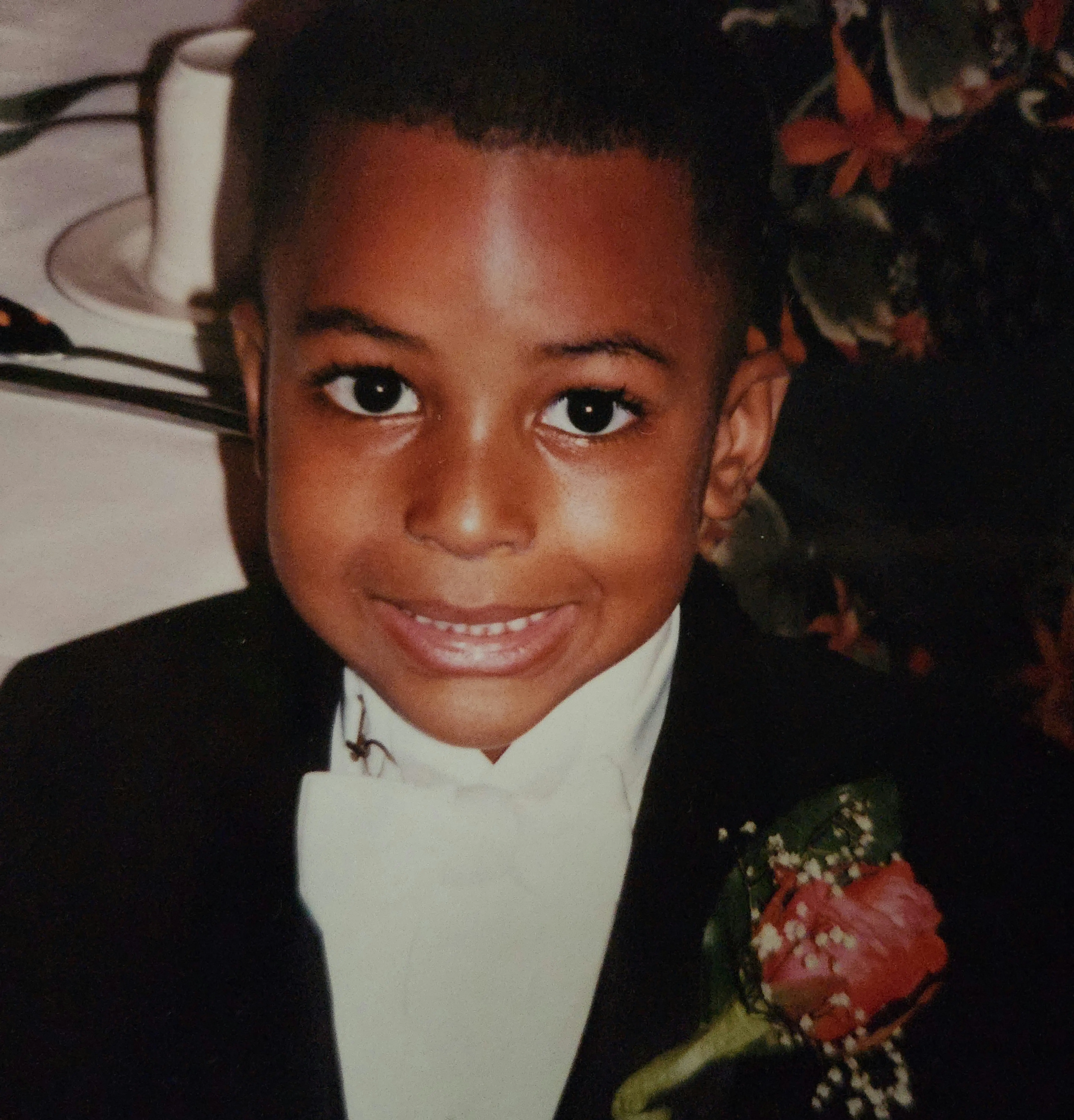 Young Will dressed formally