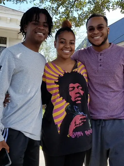 Will with family and friends outdoors