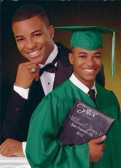 Will in graduation attire