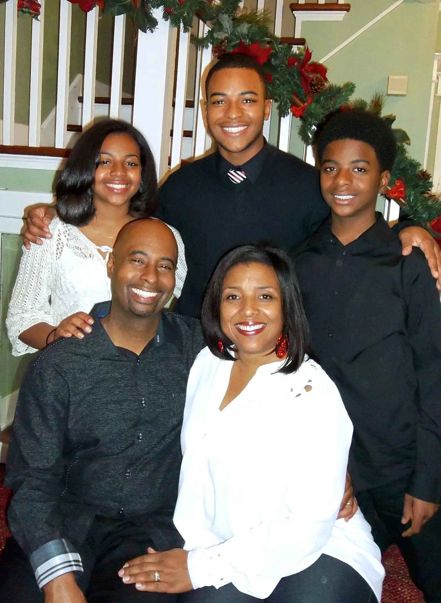 Family Christmas photo