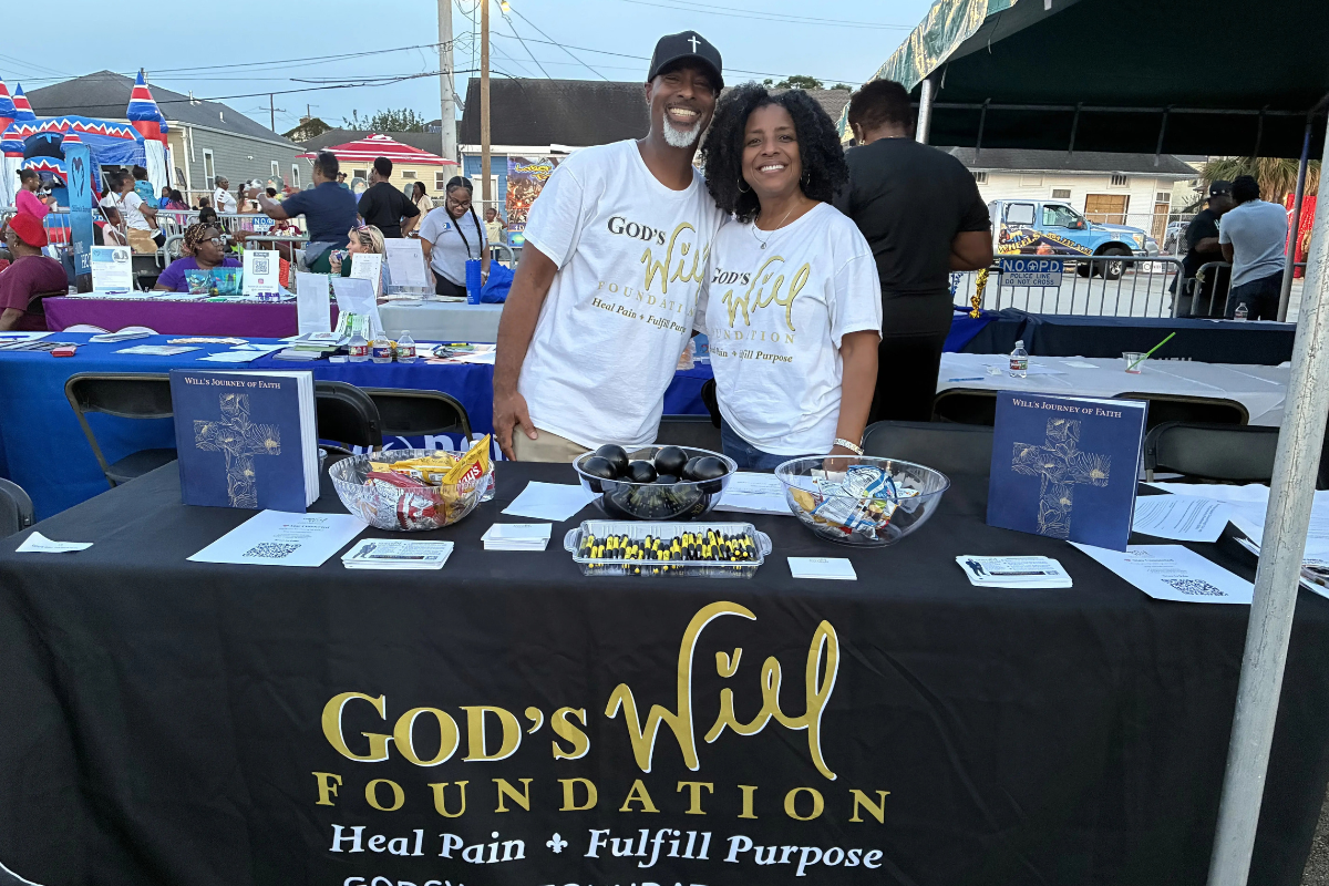 God’s Will Foundation team at New Hope BC Night Out in the Community event