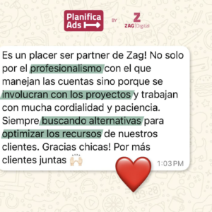 Testimonio de un cliente de ZAG Digital