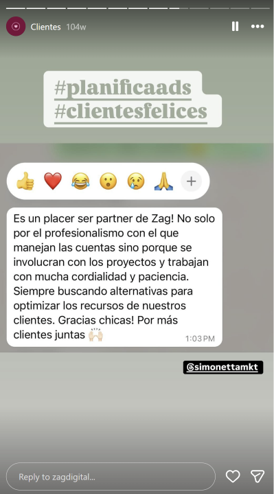 Testimonio de un cliente de ZAG Digital