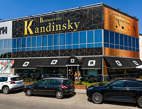 Restyling fachada Restaurante Kandinsky Madrid