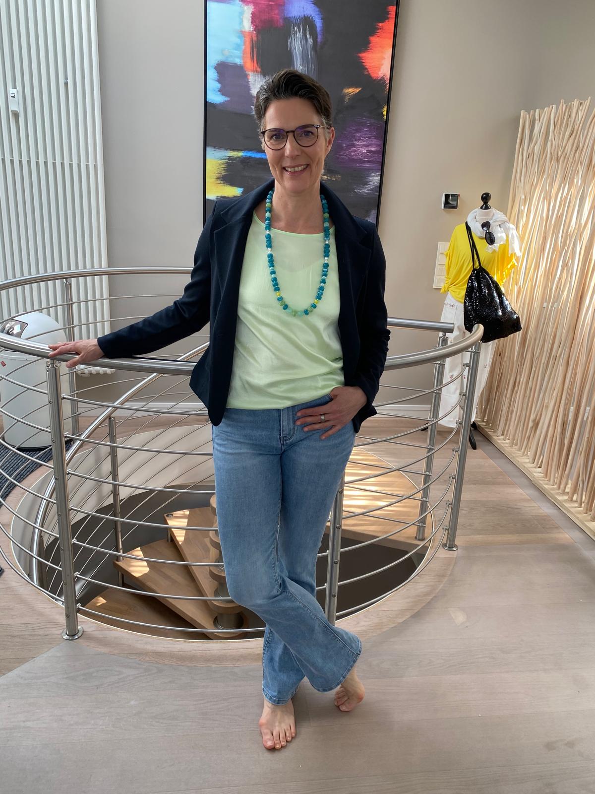 Sabine Langner in ihrem Element