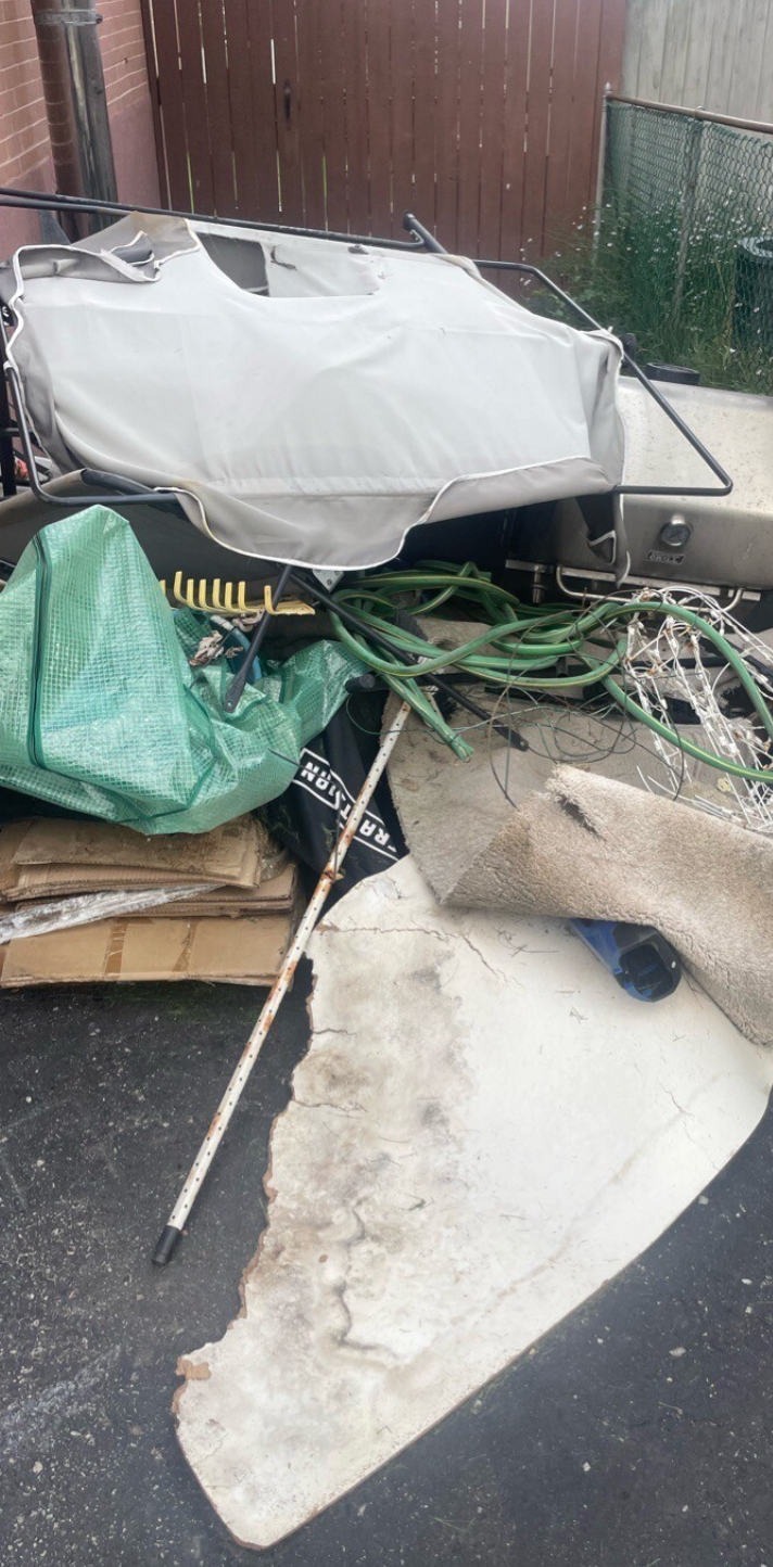 Backyard cleanout in Vaughan and the GTA
