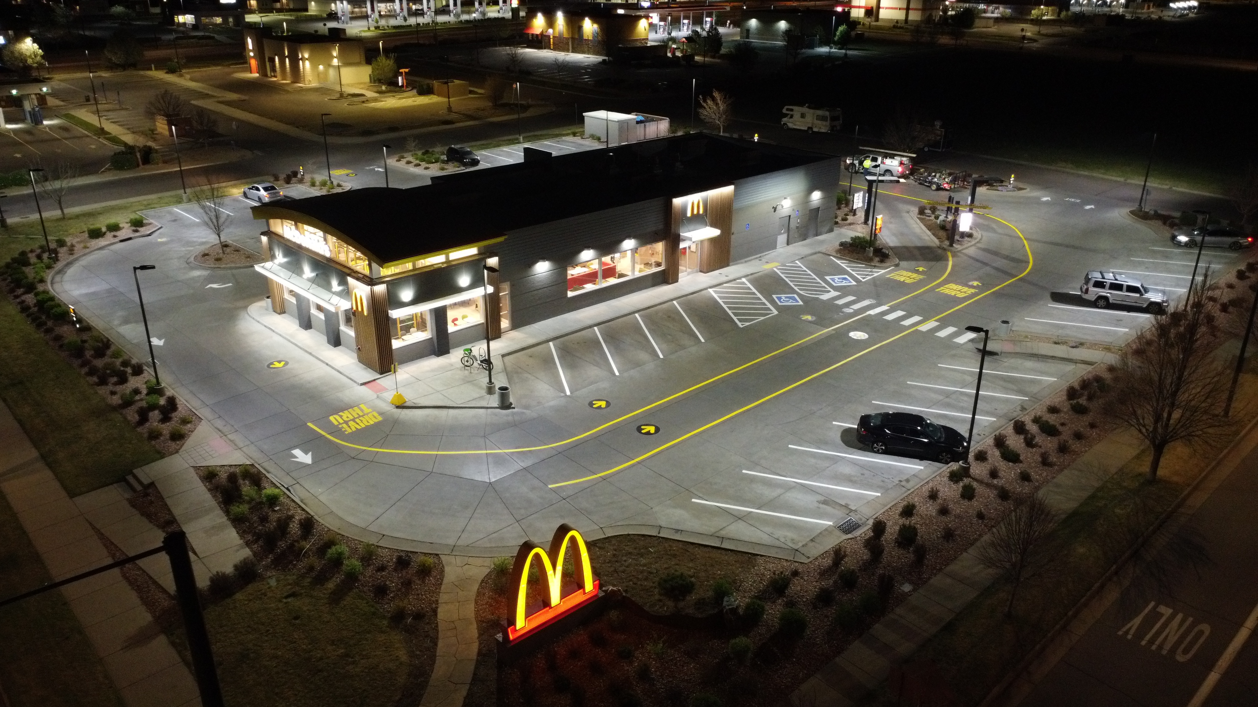 McDonald's restripe