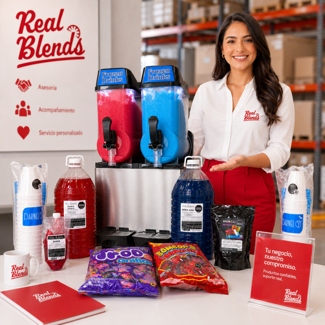 Real Blends máquina o insumos