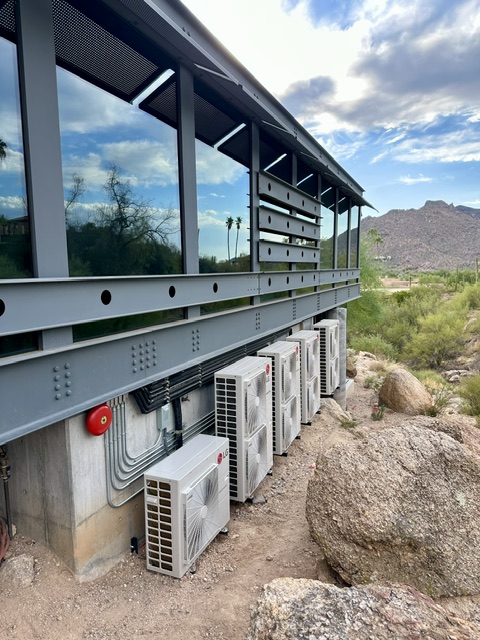 Commercial rooftop HVAC unit