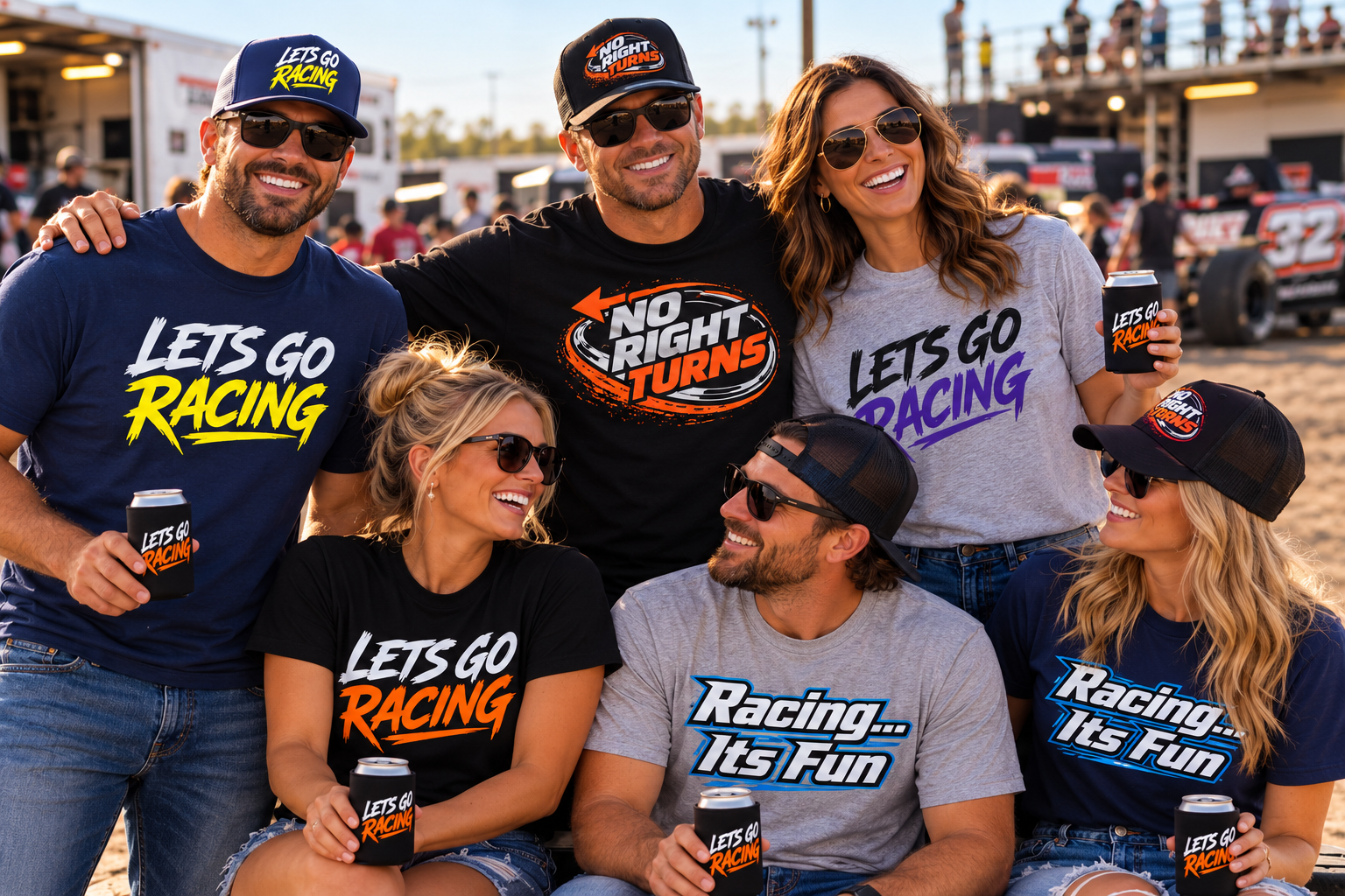 The 'Let's Go Racing' Collection apparel