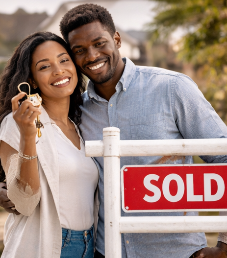 Happy Connecticut home sellers after closing sale and maximizing profit while minimizing capital gains tax