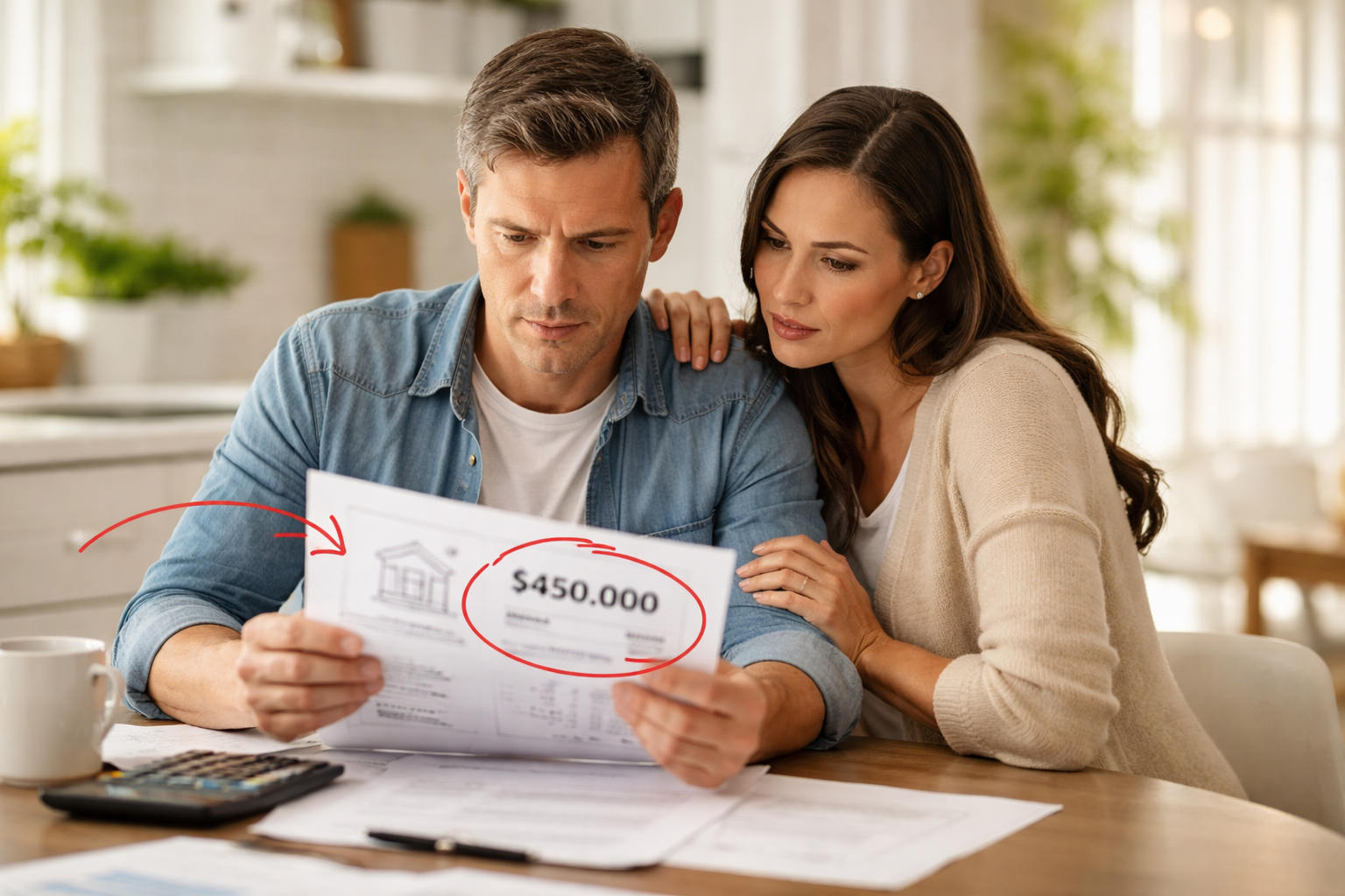 Connecticut homeowners reviewing home value and potential profit before selling property and calculating capital gains tax