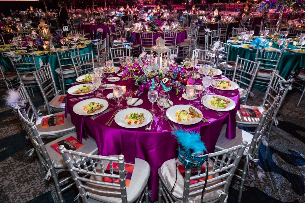 Floral arrangement and event installation by Dalsimer