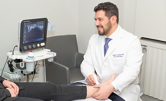 Dr. Nick With A Patient