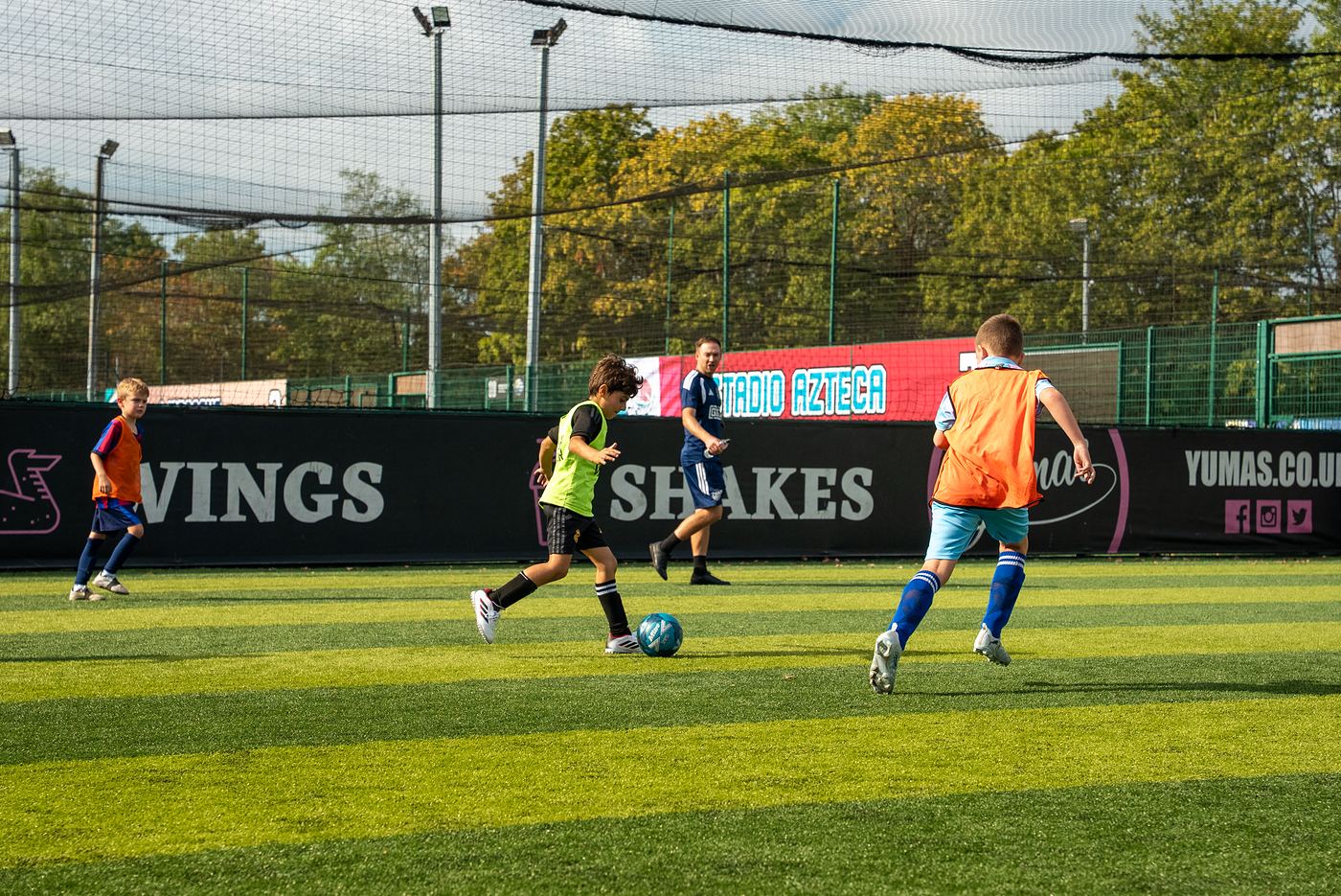 Players compete in a small sided game