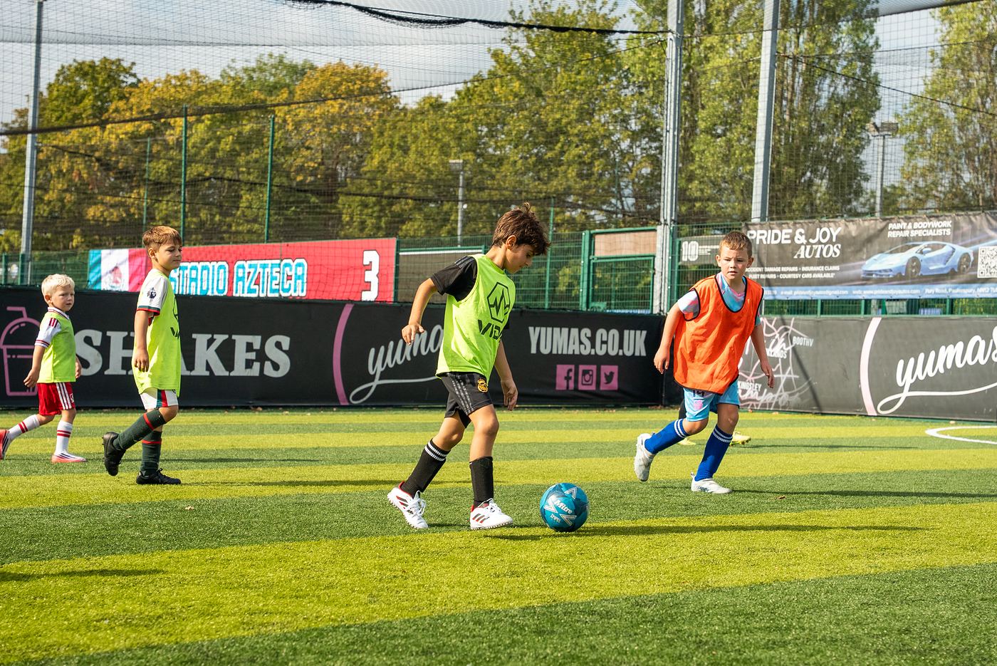 ShoSoccer players together at a session