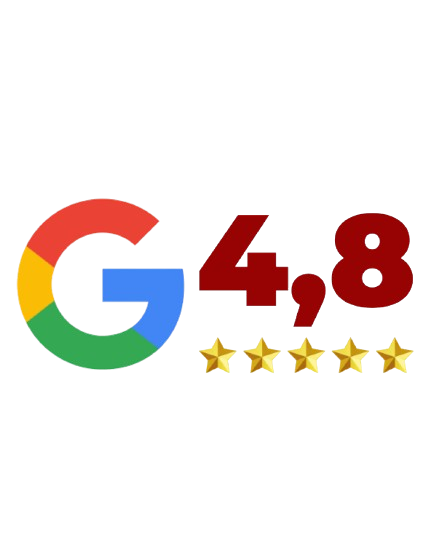 Avaliação Google 4.8 estrelas