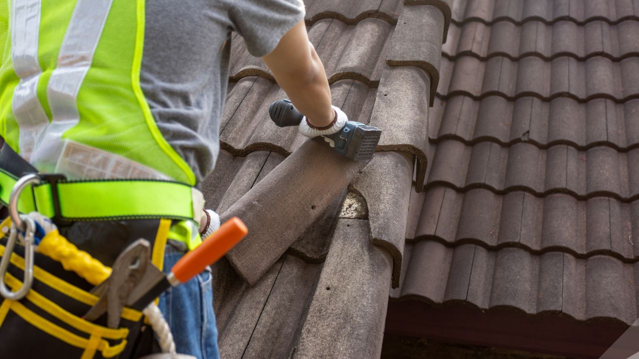 Tile roof replacement project
