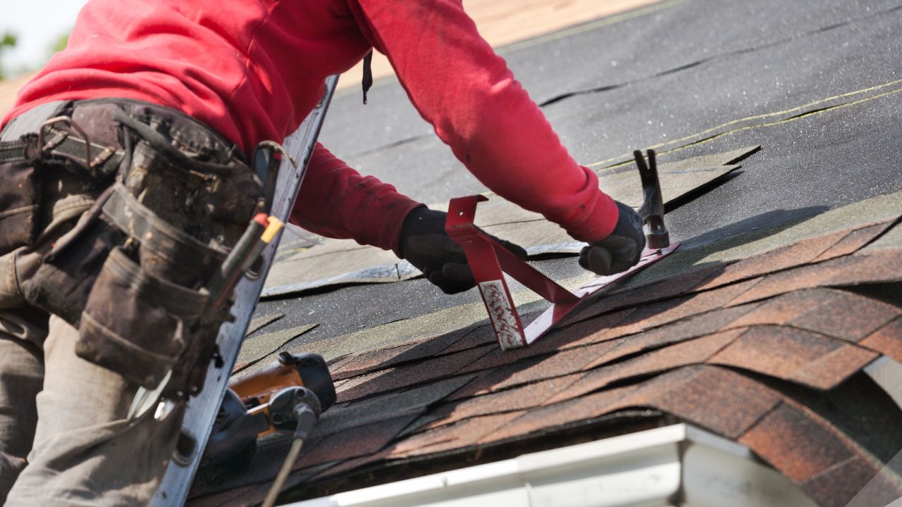 Roof repair project