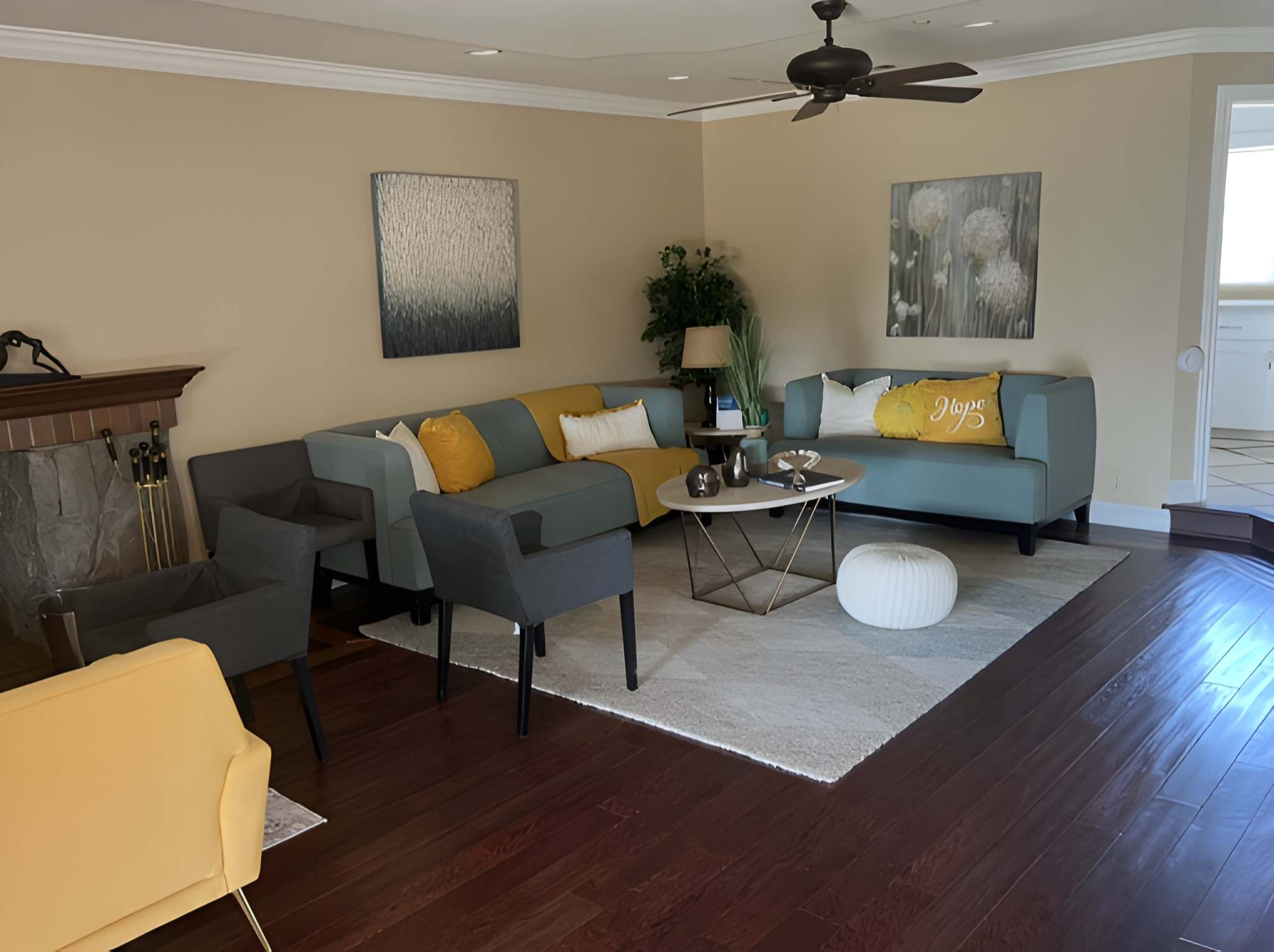 Living Room Makeover, San Ramon, CA