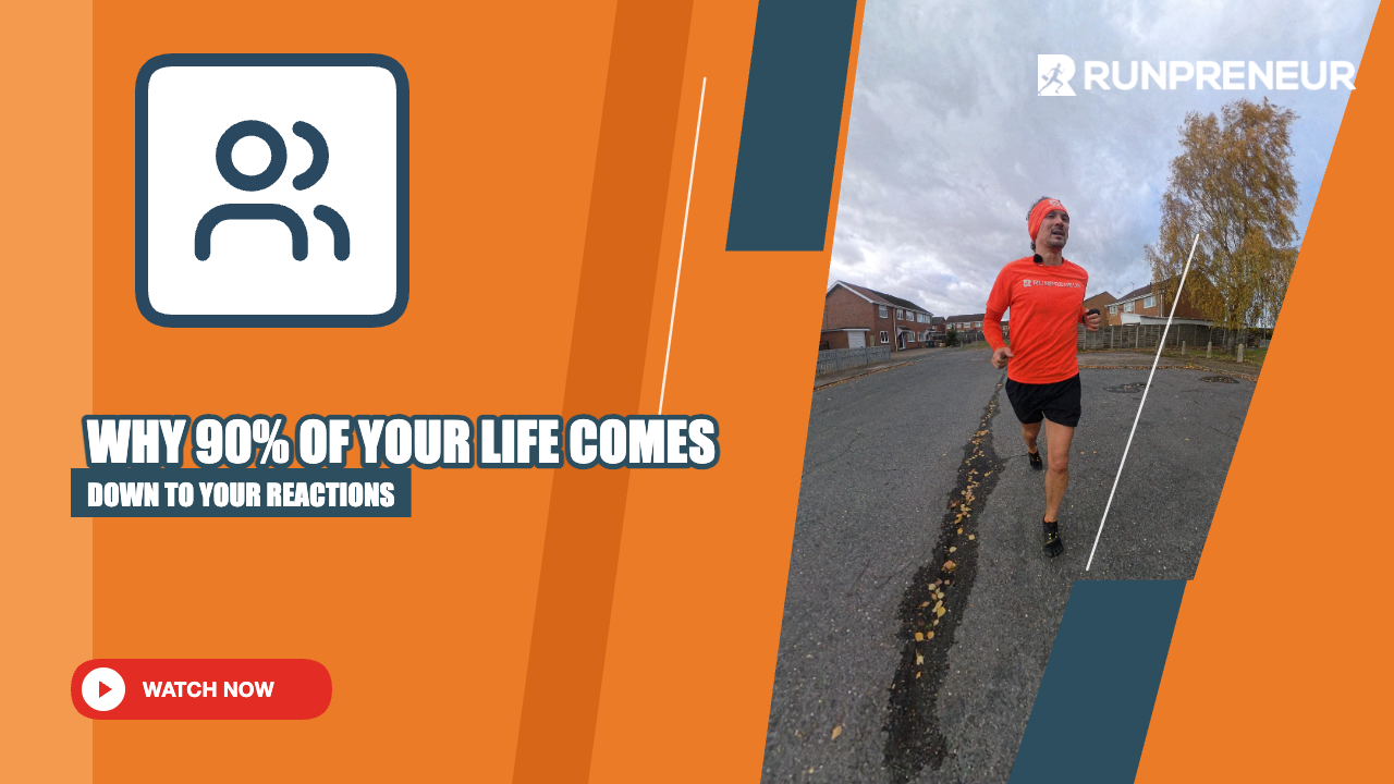 Why 90% of Life Comes Down to Your Reactions - Day 1976 Barefoot Running