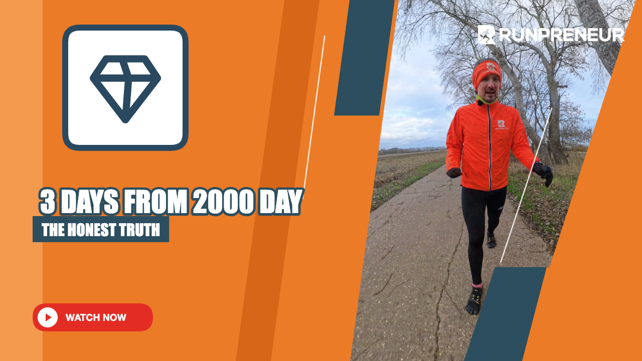 Three Days From 2,000 — Running Injured, Running Anyway