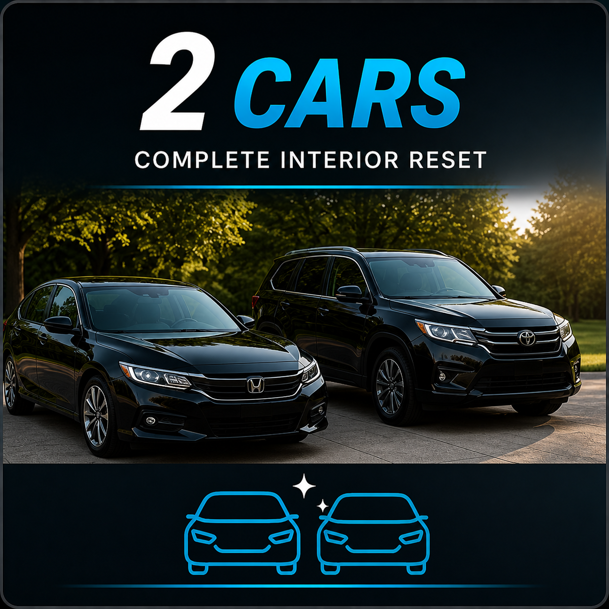 <h3>2 Cars</h3>