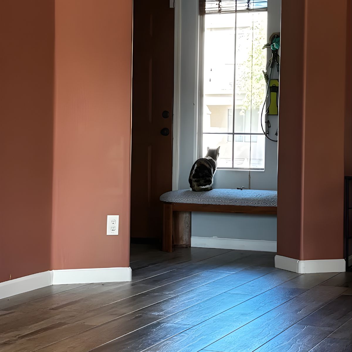Bedroom repaint with soft premium color finish
