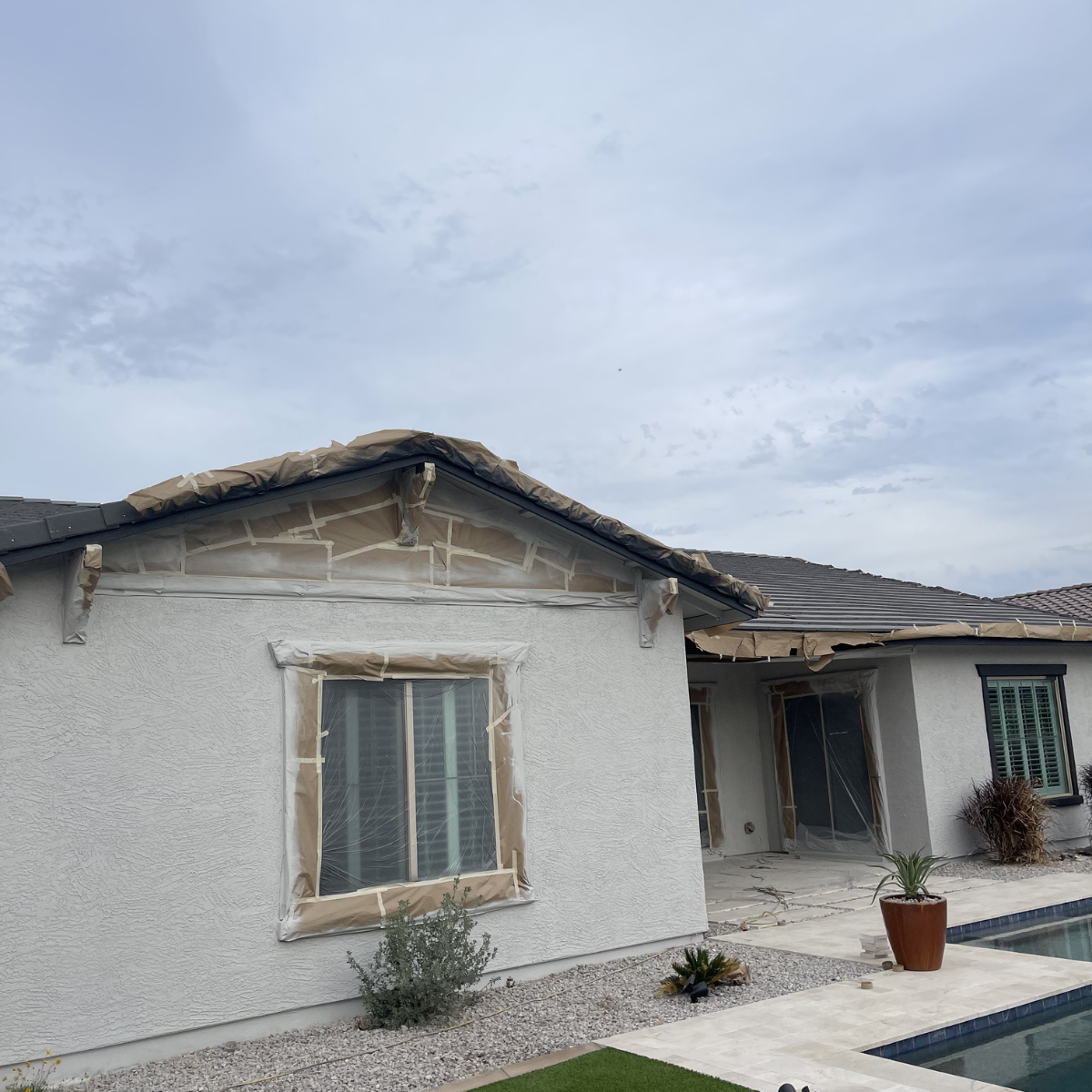 Exterior home repaint project