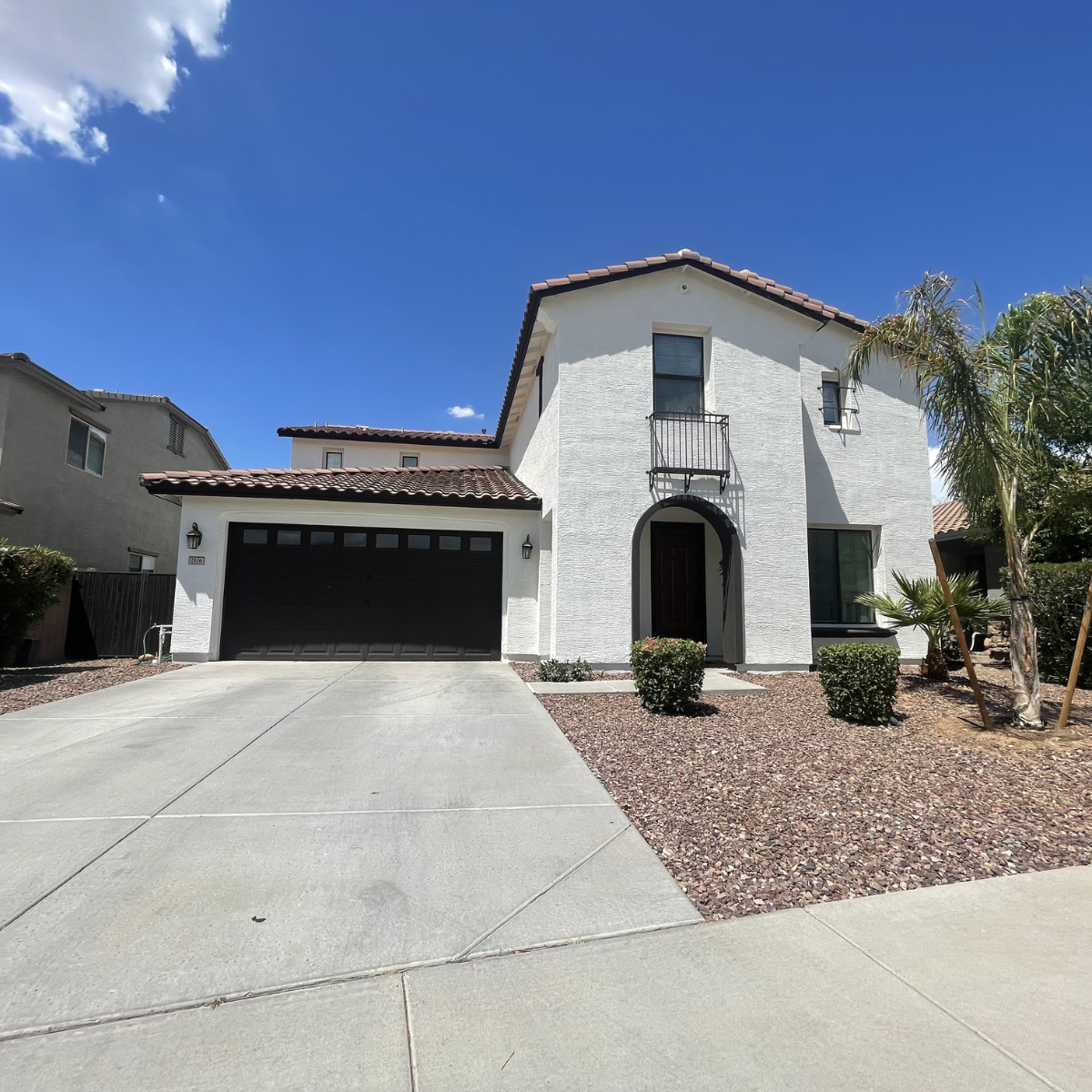 Exterior home painting project