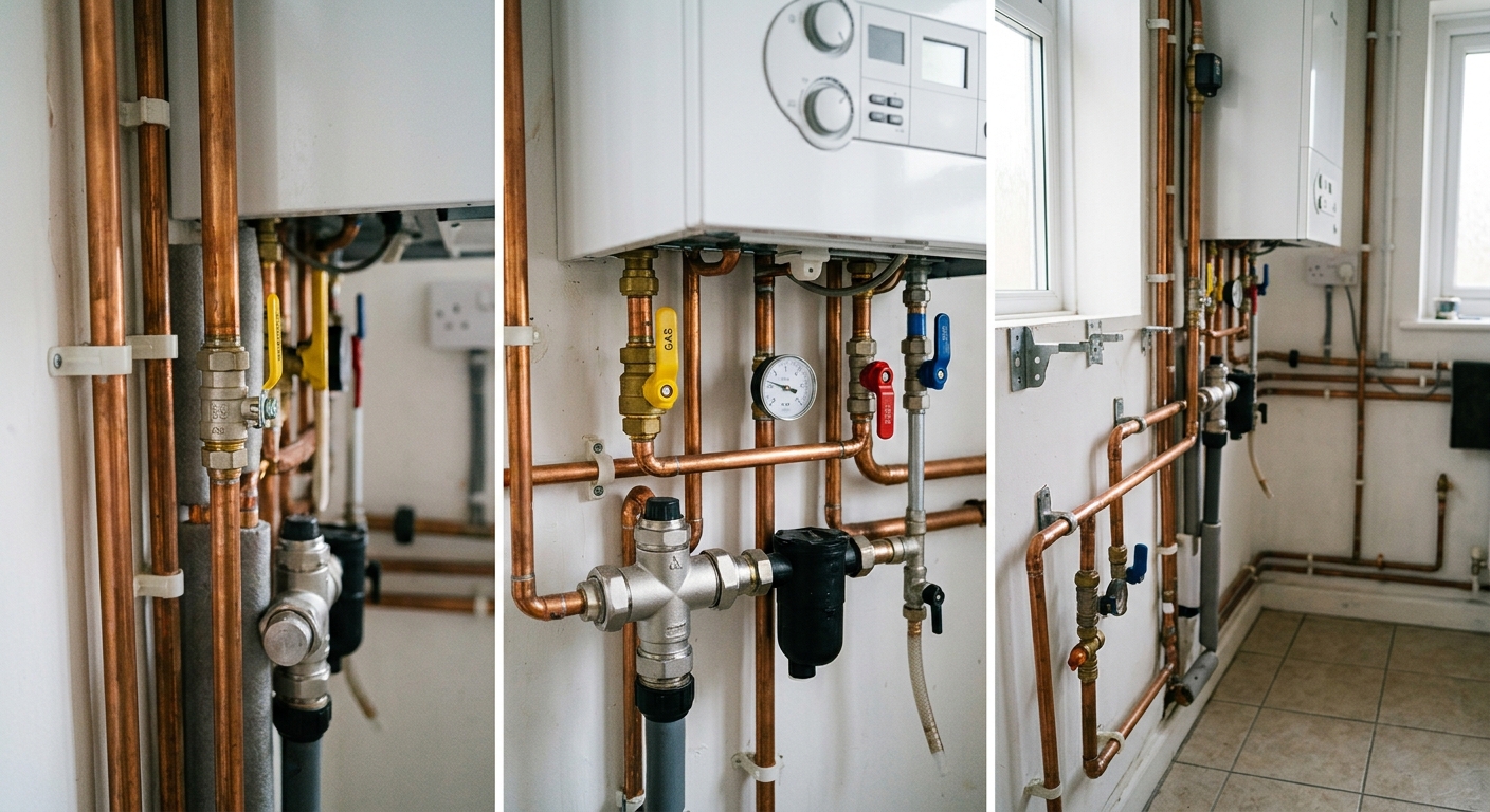 common boiler maintenance inspection points and components