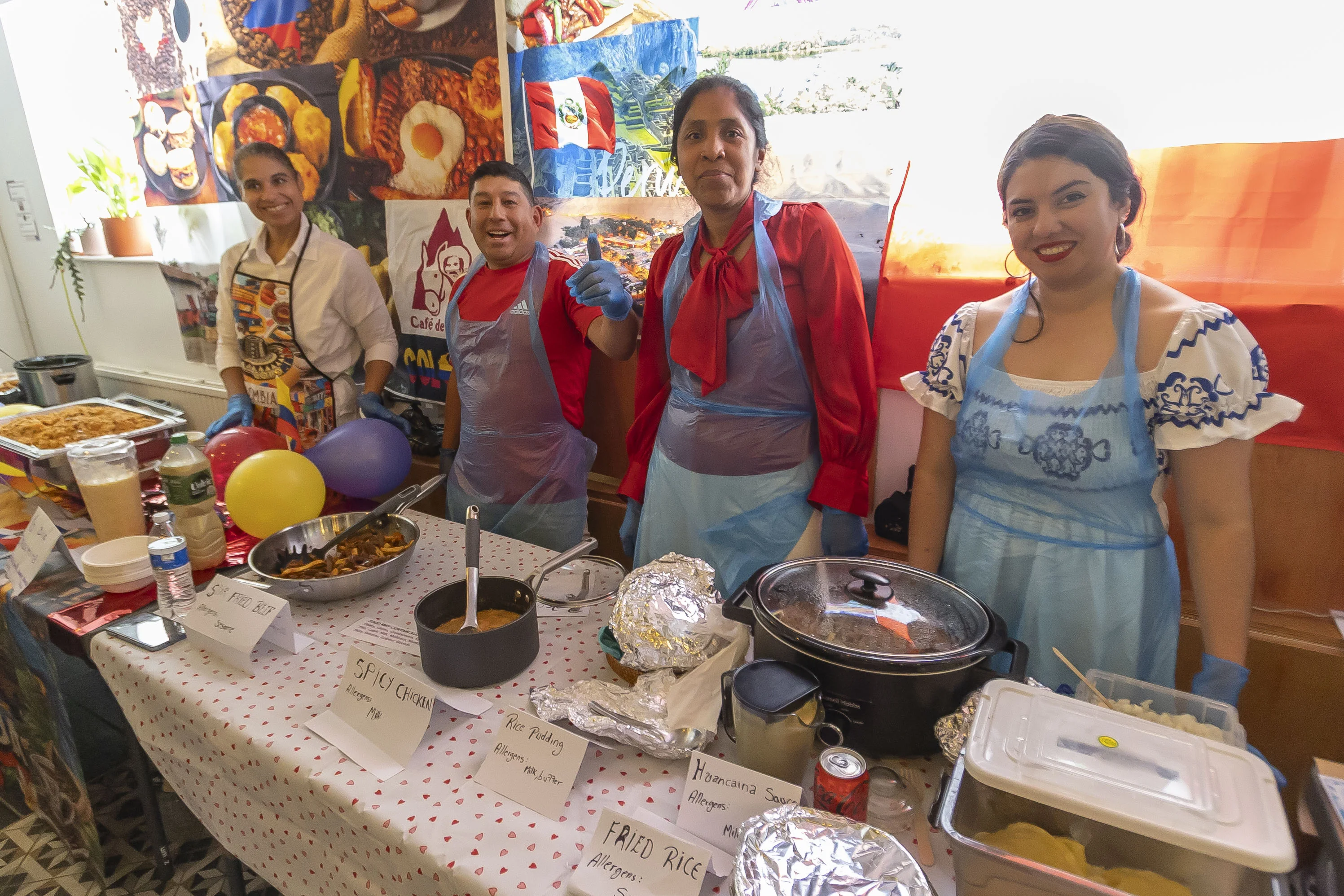 Food from around the world at All Nations at the Maggie O'Neill Centre
