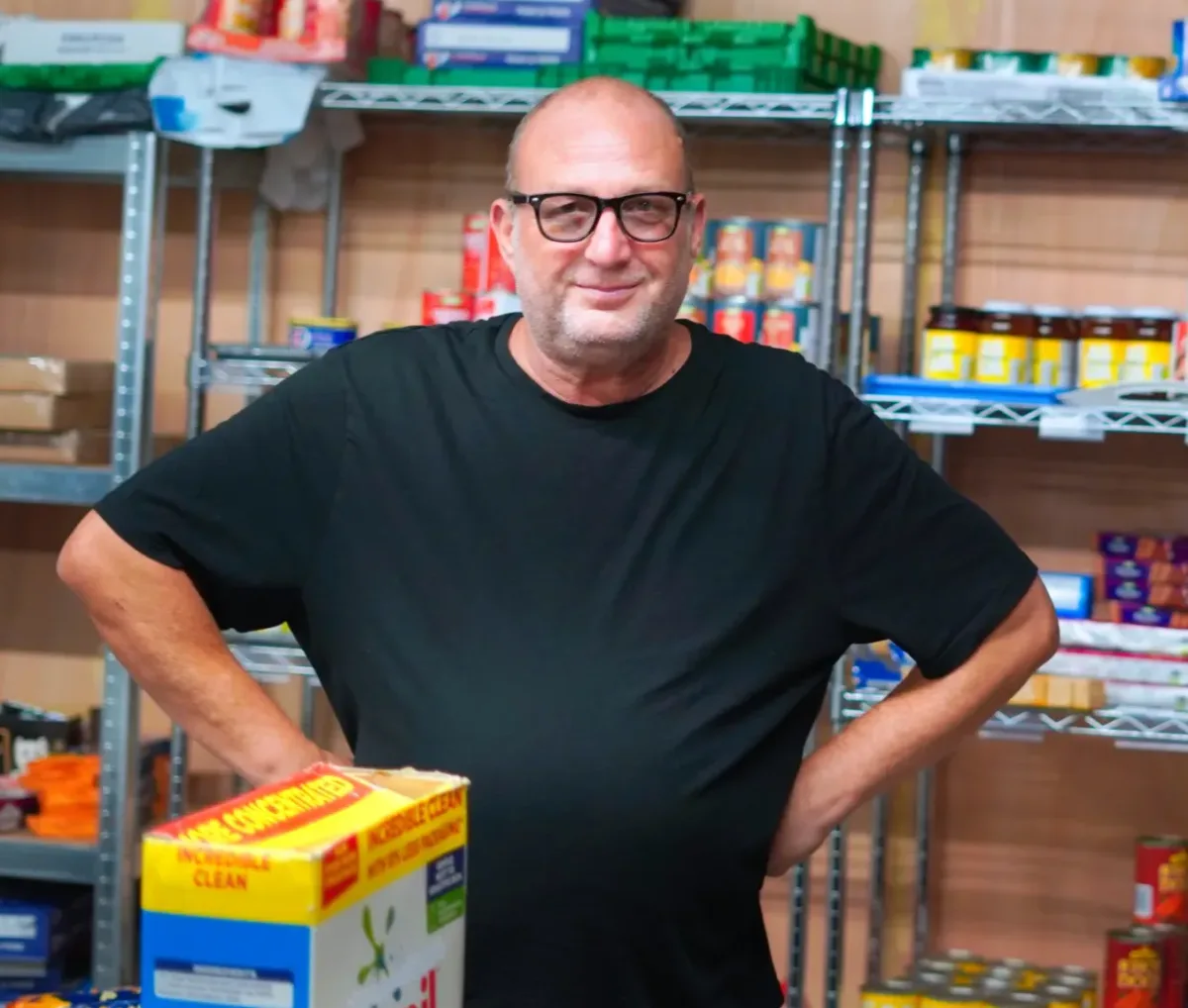 Bill, a volunteer at the Maggie O'Neill Centre