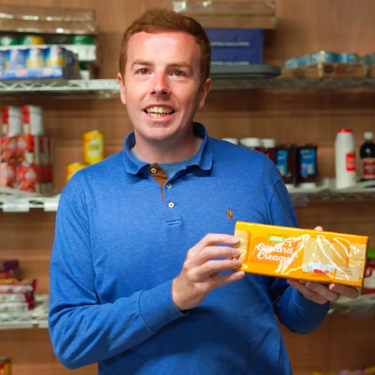 Liam, a volunteer at the Maggie O'Neill Centre
