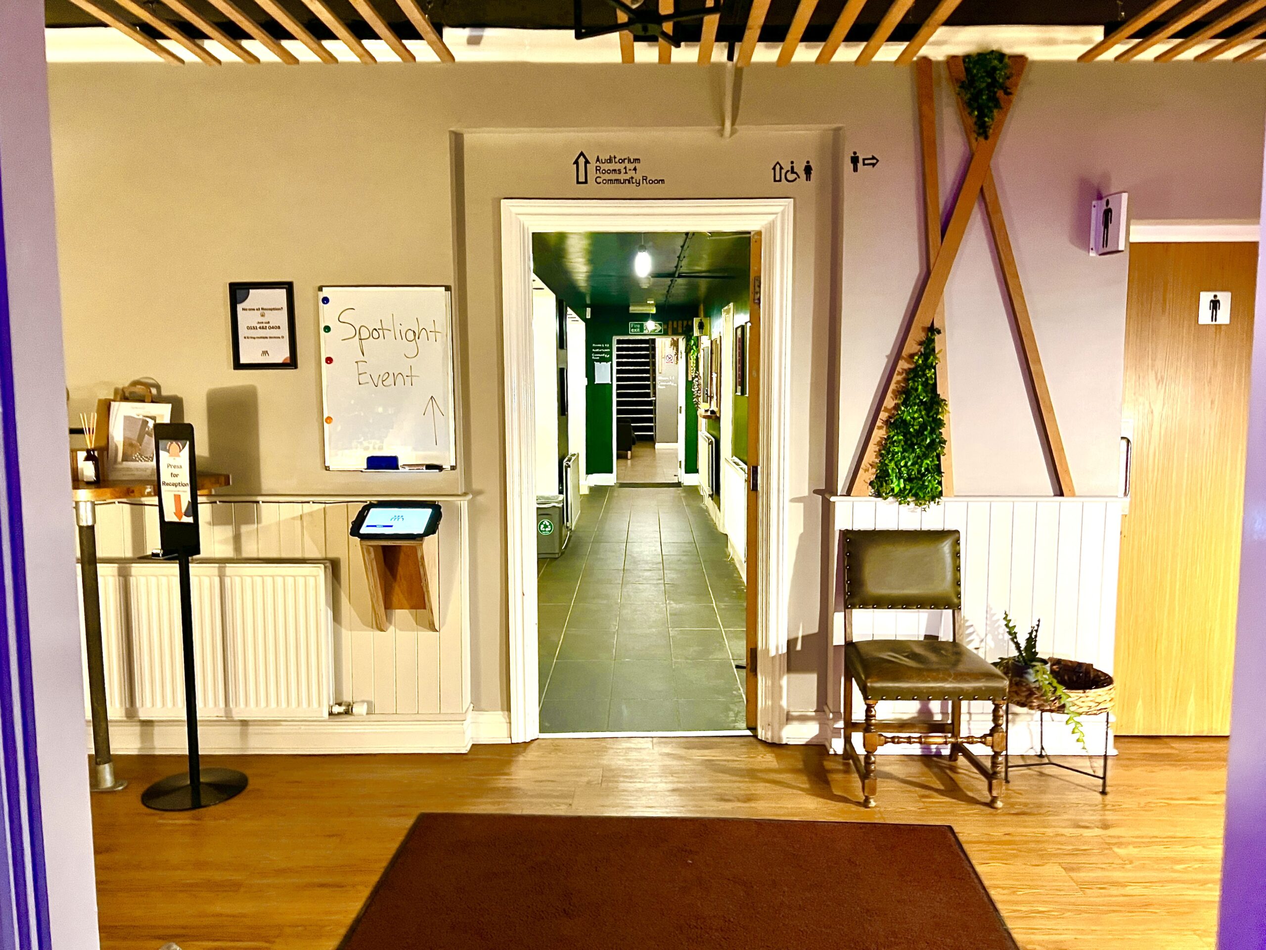 The entrance to the Maggie O'Neill Centre