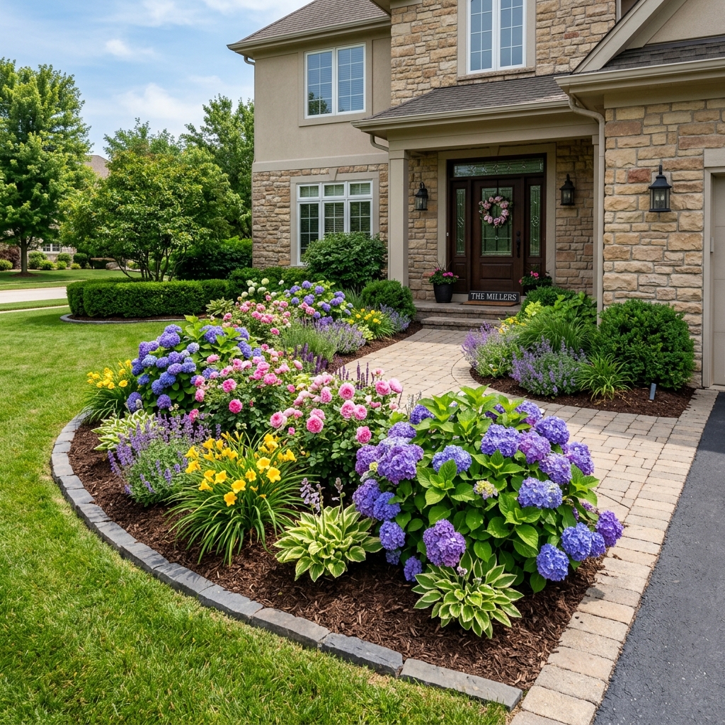 Flower bed landscaping NJ
