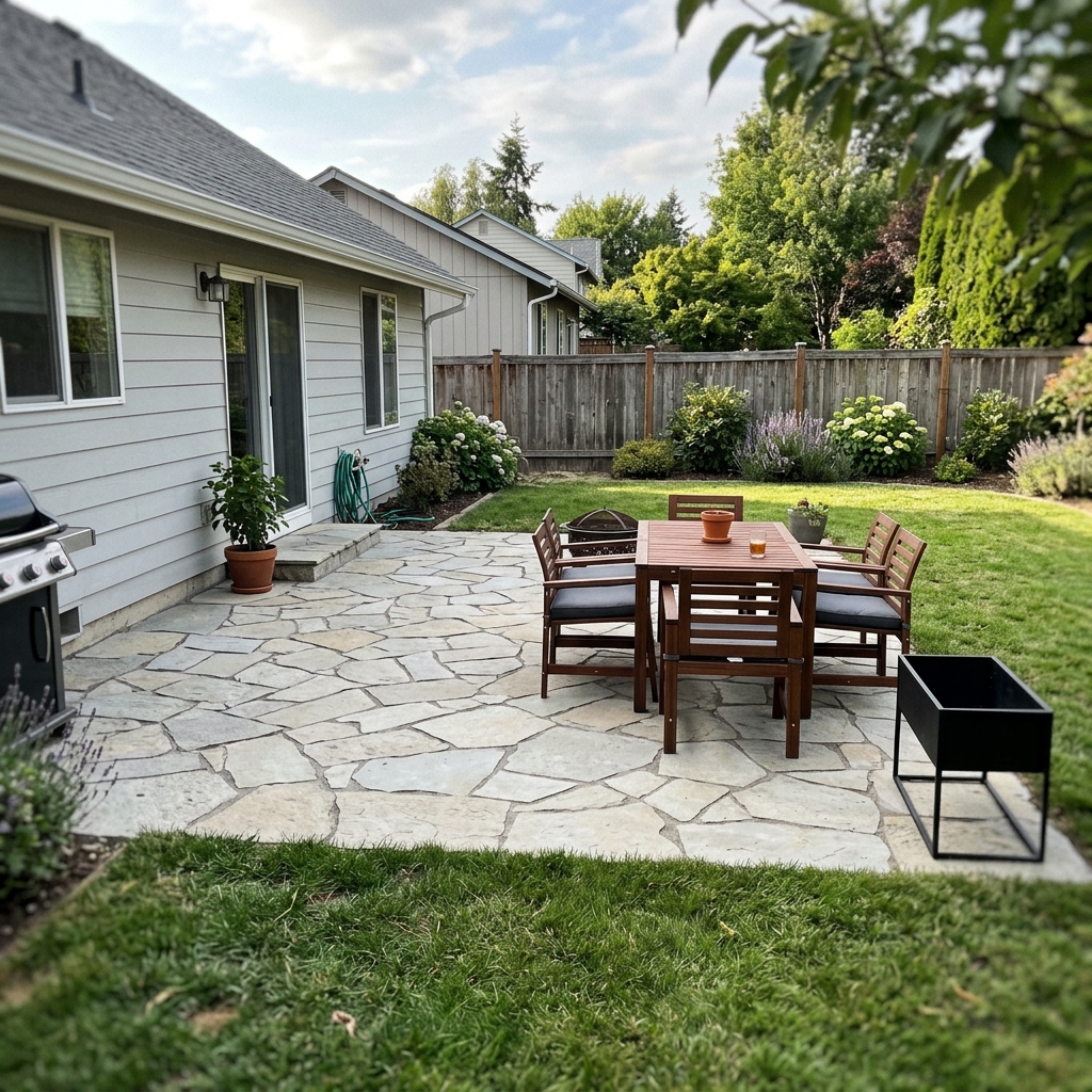 Patio built by Botti Homes