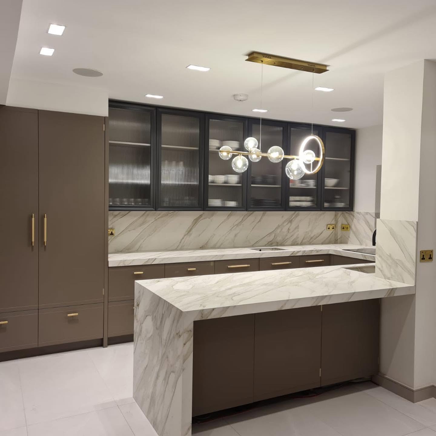 Granite worktop installation